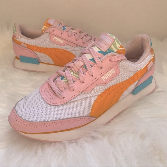 PUMA FUTURE RIDER AURA GRADE SCHOOL SNEAKER 7 - Picture 1 of 11